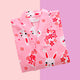 Moon Rabbit Kimono Pyjamas Set - The Linea Home - 100% Cotton - Sakura Pink 