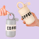 Stainless Steel Coffee Padlock Travel Cup - The Linea Home - Kawaii Homeware - Travel Mug