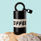 Stainless Steel Coffee Padlock Travel Cup - The Linea Home - Kawaii Homeware - Black Coffee