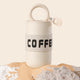 Stainless Steel Coffee Padlock Travel Cup - The Linea Home - Kawaii Homeware - White Chocolate