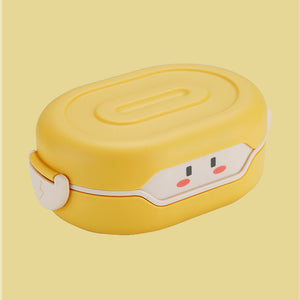Pastel Ninja Bento Box - The Linea Home - Lunch Box - Kawaii Shop - Lemon Meringue Yellow