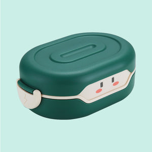 Pastel Ninja Bento Box - The Linea Home - Lunch Box - Kawaii Shop - Avocado Green
