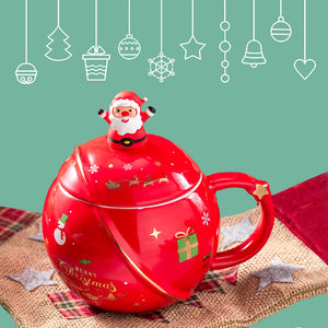 Planet Christmas Mug - The Linea Home - Coffee Mug - Kawaii Christmas Gift Idea