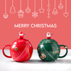 Planet Christmas Mug - The Linea Home - Coffee Mug - Kawaii Christmas Gift Idea