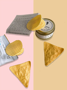 Potato Crisps Food Bag Clips (Set of 4) - The Linea Home - Round Crinkle Cut Crisps or Tortilla Chips food clips
