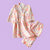 Hana Hana Kimono Pyjamas Set - The Linea Home - Yellow Blossom Set - Kawaii Home Apparel - Pajamas