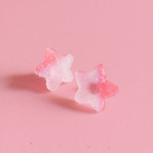 Falling Star Gummy Earrings - The Linea Home - Kawaii Accessories - Red Nebula