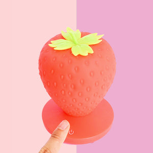 Strawberry Night LIght - The Linea Home - Kawaii Homeware - Bedroom/ Study Room accessories - Sweet Red Strawberry