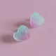 Gummy Sweetheart Earrings - The Linea Home - Kawaii Accessories - Blueberry Gem