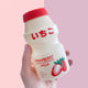 Yakult Water Bottle - The Linea Home - Recyclable Kawaii Water Bottle - Opaque Strawberry Red