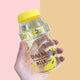 Yakult Water Bottle - The Linea Home - Recyclable Kawaii Water Bottle - Transparent Banana Yellow